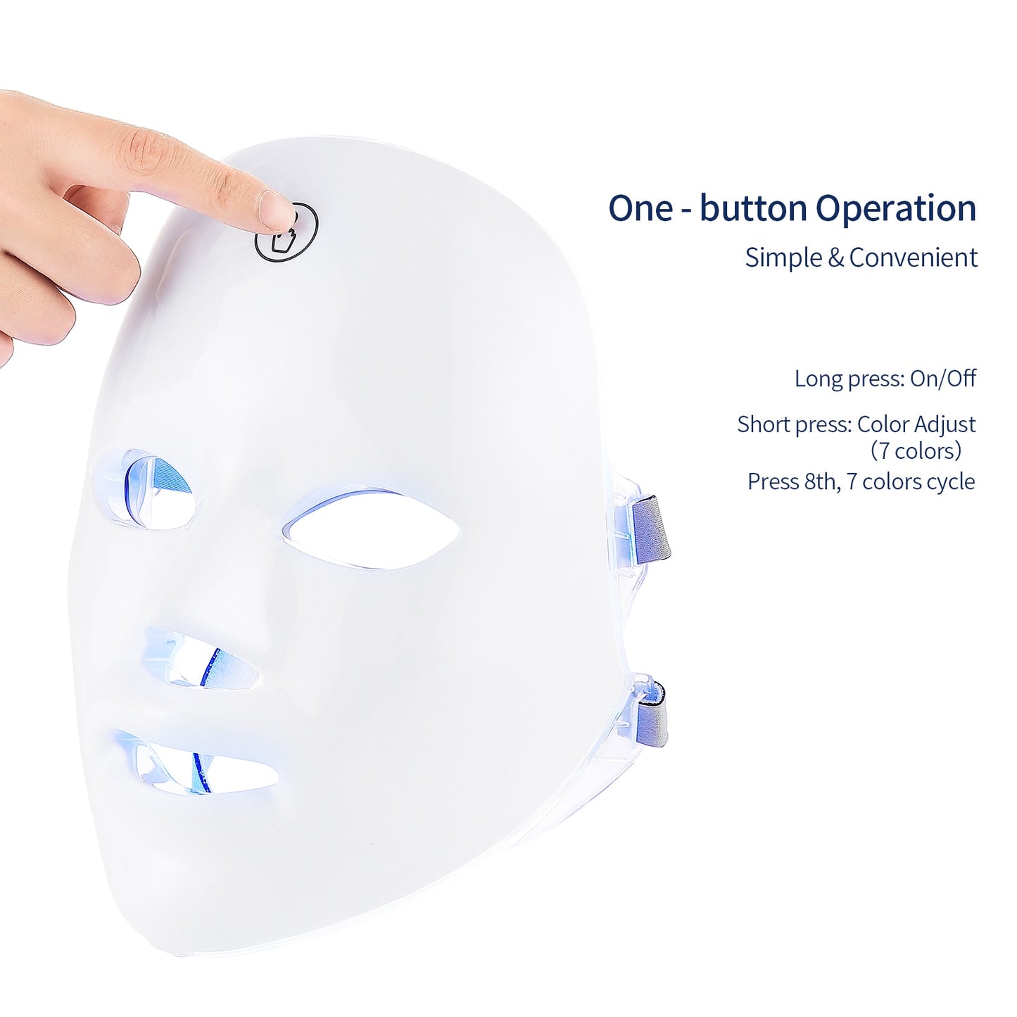 Skin Rejuvenation LED-Light Therapy Facial Mask